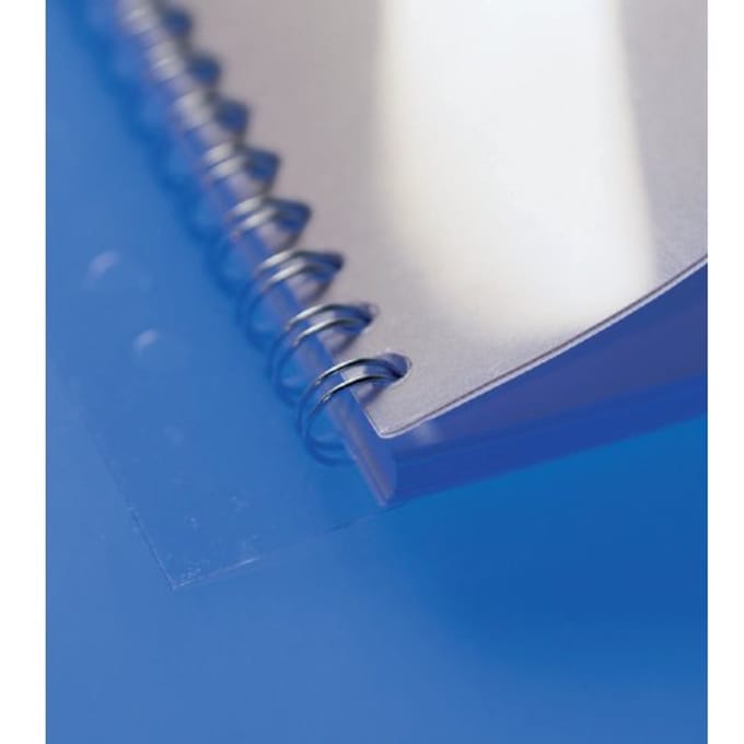 Filestrip gbc 21-gaats a4 transparant 100stuks