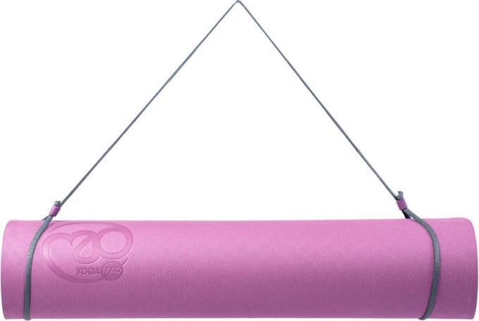Yoga-Mad - Evolution Mat - 4 mm - Aubergine/ Grijs