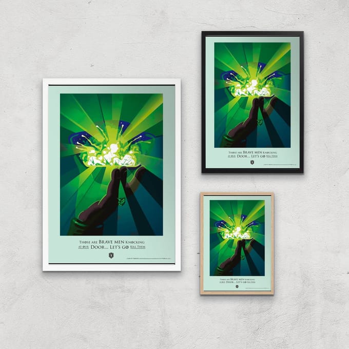 Game of Thrones Brave Men Giclee Art Print - A4 - Print Only