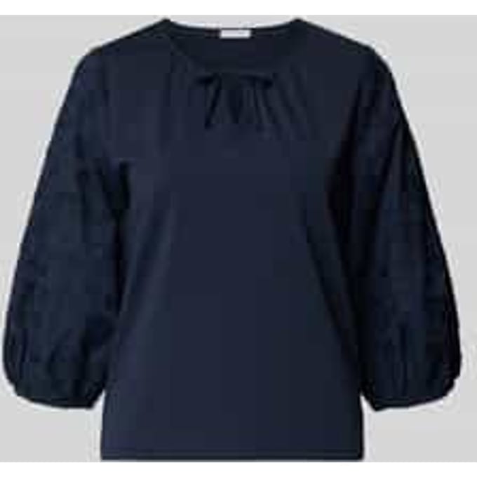 regular fit blousetop van katoenmix