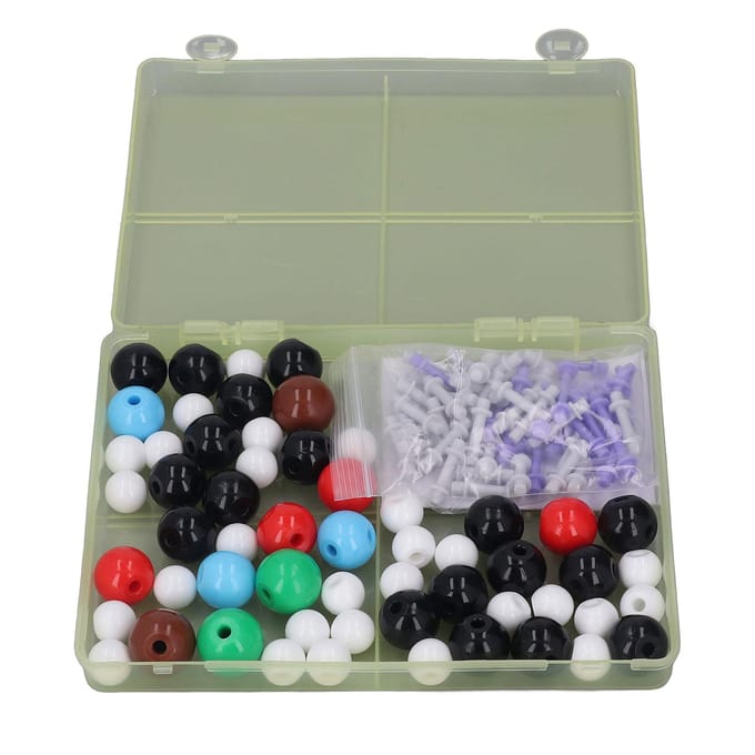 Scheikunde Moleculaire Modelset Kleurrijke PP Ballen H C O N Cl Br Moleculaire Structuur Model voor School gray