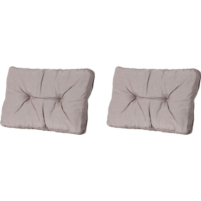 Madison - Florance Zitkussen Panama taupe - Ca. 43x60 cm - Set van 2