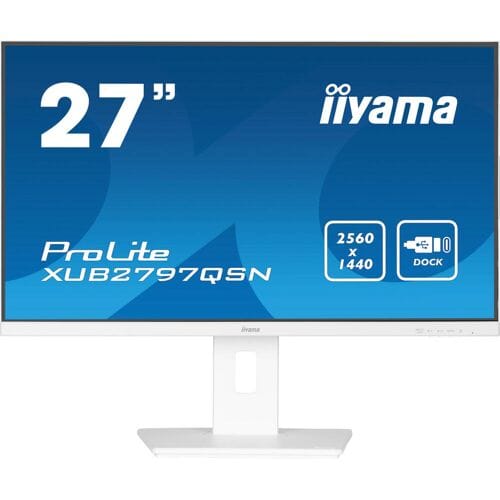 27" iiyama ProLite XUB2797QSN-W2 - 2560x1440 - 100Hz - IPS - 65W USB-C