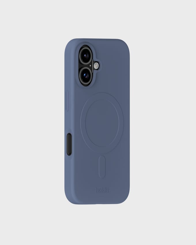 Holdit Soft MagSafe Case voor de Apple iPhone 17 - Pacific Blue