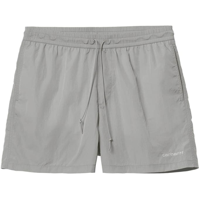 Carhartt Wip Tobes Trunks Swim Korte Broek Zilver
