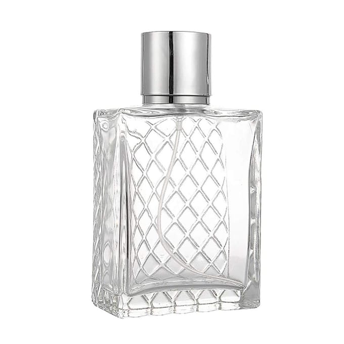100ml Parfumfles Roosters Draagbaar Transparant Reis Hervulbaar Parfum Glas Lege Fles white