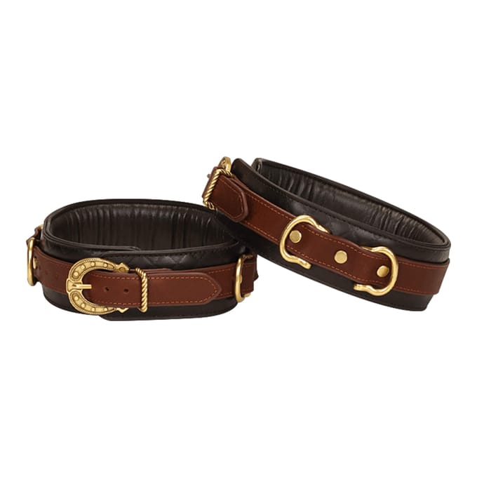 Liebe Seele - The Equestrian Leather Thigh Cuffs - Leren Dijbeen Boeien