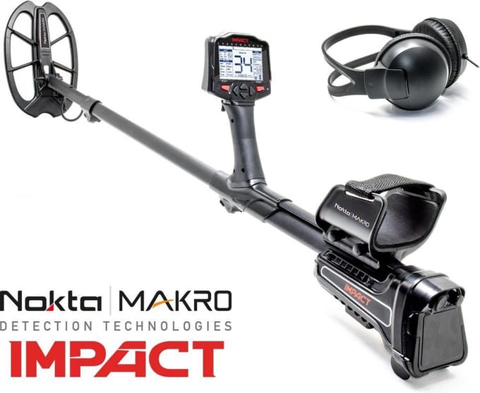 Nokta Impact multifrequentie metaaldetector met pinpointer