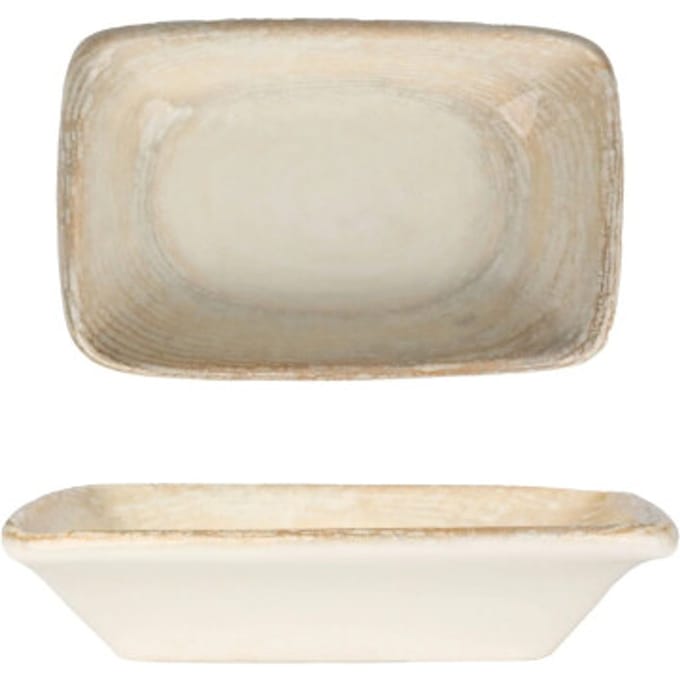Bonna Serveerschaal - Patera - Porselein - 14x8 cm - set van 2
