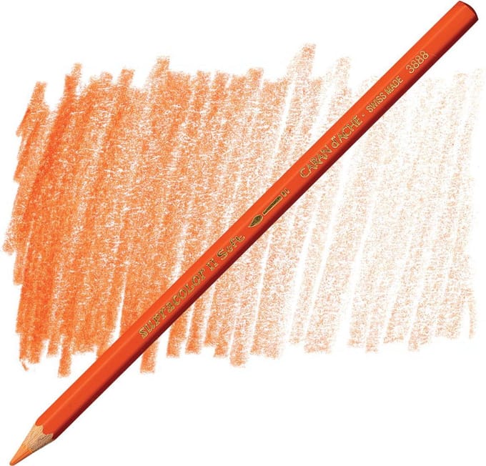 Caran d'Ache Supracolor aquarel potlood 050 flame red