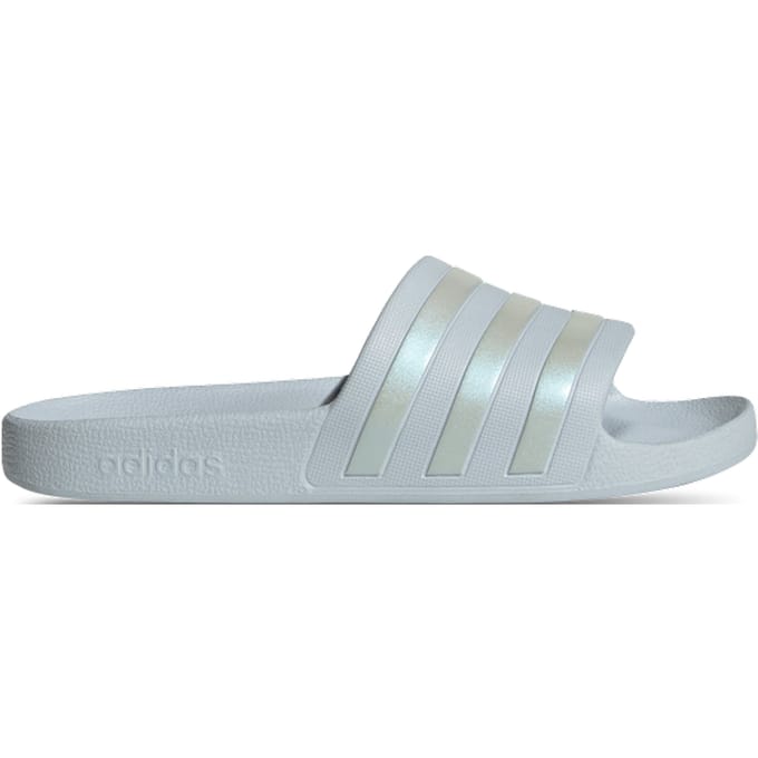 Adidas adilette Slippers en Sandalen Dames - Blauw - Maat 38 - Mesh/Synthetisch