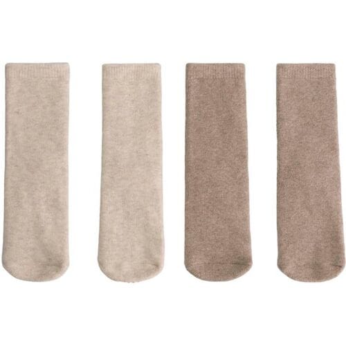 Prénatal antislip sokken 2 paar Mid Brown Melange 24/25 unisex