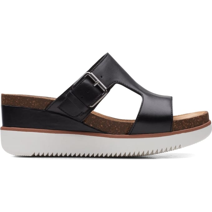 Clarks Lizby Ease - maat 41 - Black Leather - Vrouwen