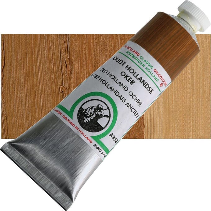 Oil paint Old Holland 40ml – 352 Old Holland Ocher
