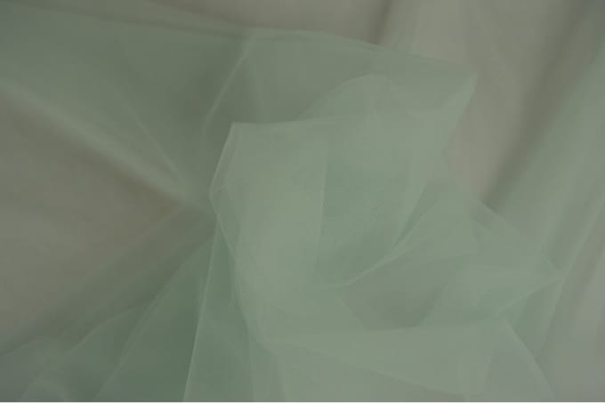 Bruidstule - Licht mint - 1 meter - Per meter - 150cm breed