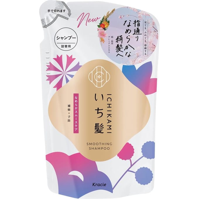 Kracie - Ichikami Smoothing Shampoo Refill 320ml