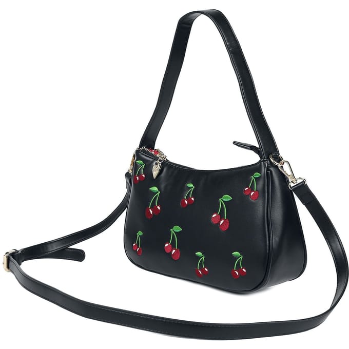 Banned Retro Handtas - Wild Cherry - voor Vrouwen - zwart-multicolour