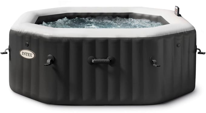 Intex Spa Purespa Carbone 4 Pers. Zwart Ø201x71cm