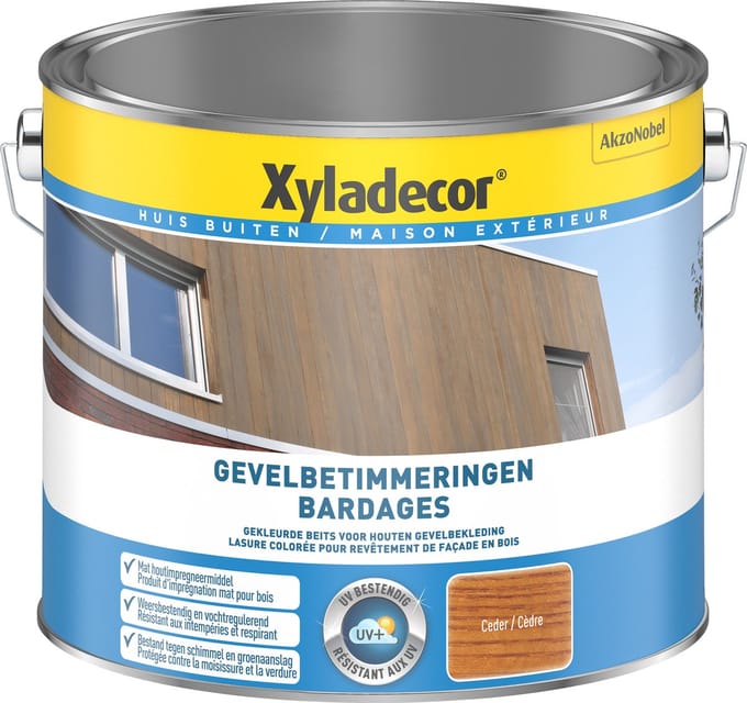 Xyladecor Gevelbetimmeringen Mat Ceder 2,5 L