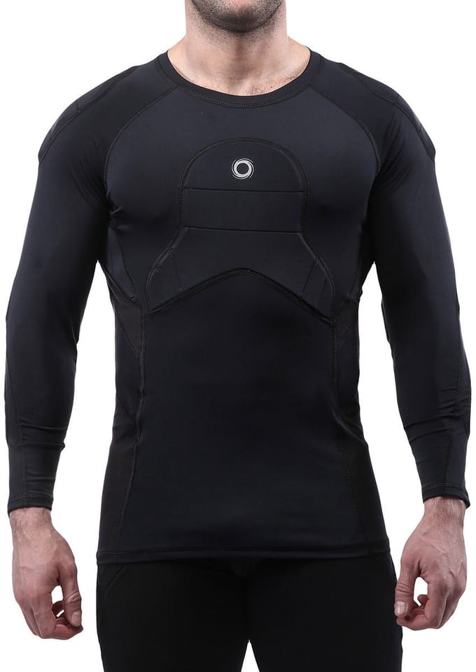 Elite Sport Body Shield Protection Shirt L.M. Kinderen - Zwart | Maat: 16
