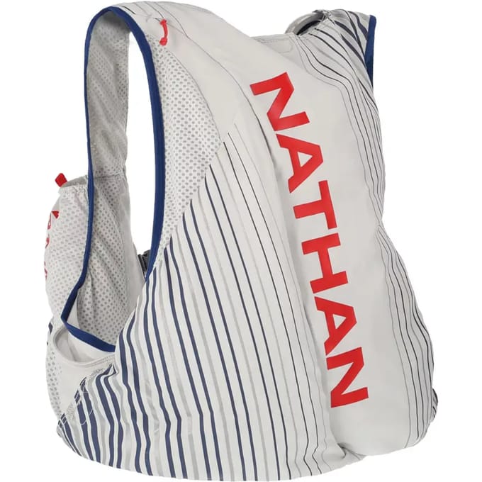 Nathan Pinnacle 12L Hardlooprugzak - Grijs / Rood | Maat: S