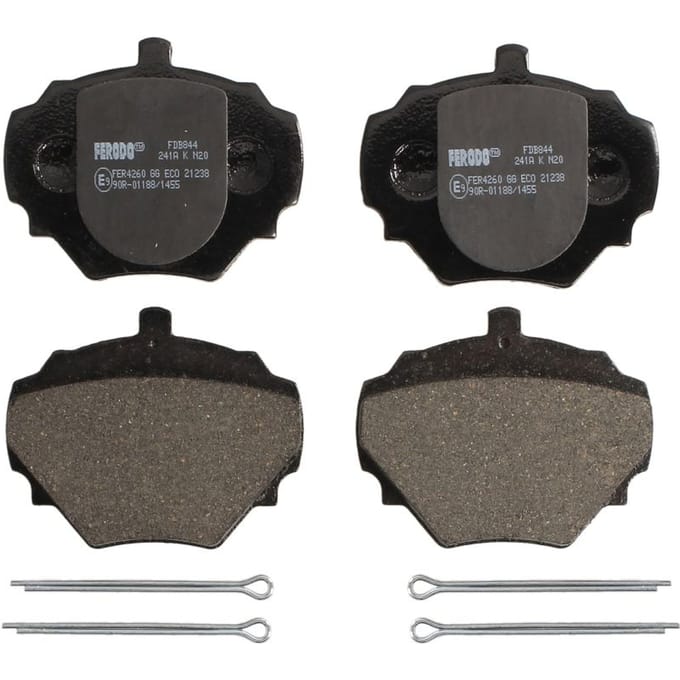 Remblokset FERODO FDB844, voorkant, achter