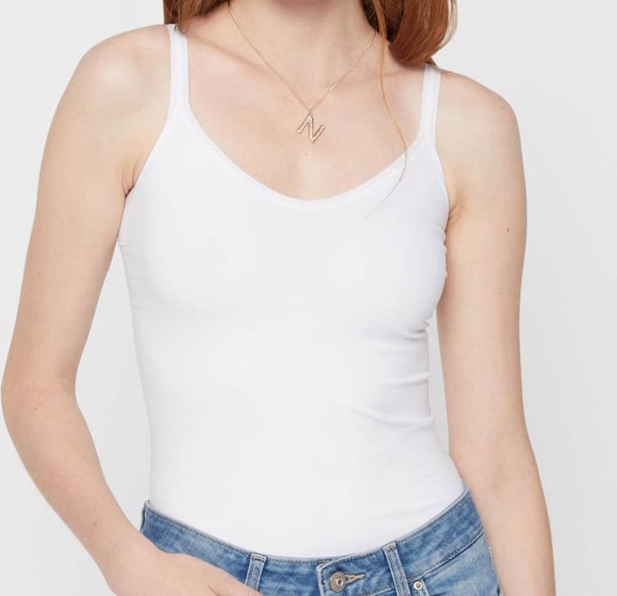 PIECES PCPLAIN UNDERWEAR TOP NOOS BC Vrouwen T-shirt - Maat S/M