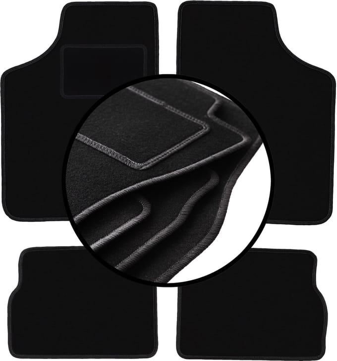 Complete set veloursmatten voor: Opel Corsa A hatchback (1982-1993)
