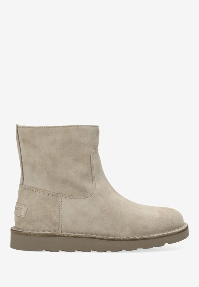Shabbies Amsterdam - Palissa Mia Zip Suède Zand - Maat 37