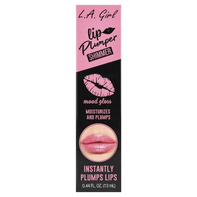 LA. Meisje, Lip Plumper, Mood Gloss, GLP528 Shimmer, 13ml (0,44 fl oz) black