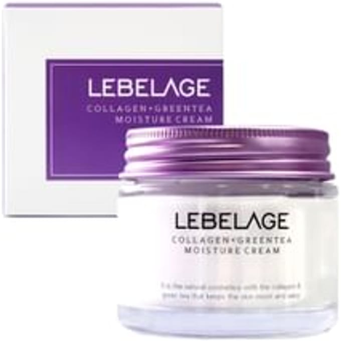 LEBELAGE Collageen Groene Thee Vochtigheidscrème 60ml purple