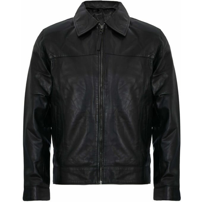 Klassiek leren Harrington-jack uit de jaren 70
