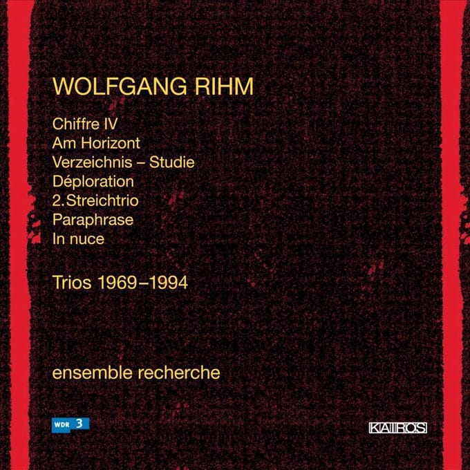 Sugawara, Anz - Rihm: Trios (CD)