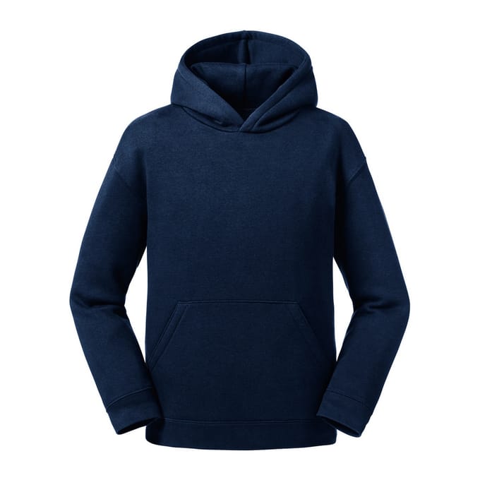Russell Kinderen/kinderen Authentieke Sweatshirt met kap (Franse marine)