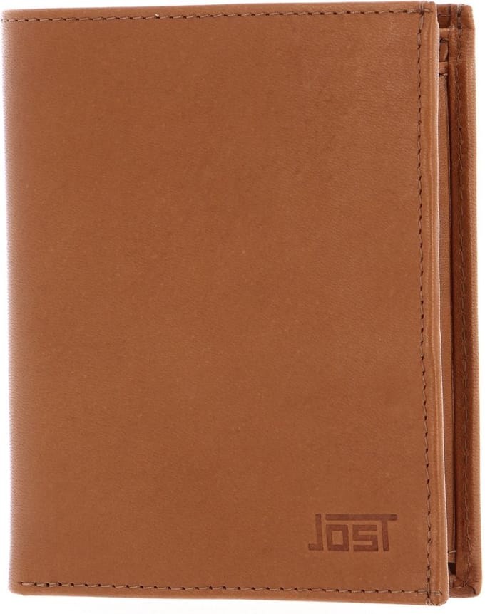 JOST Leren Portemonnee Futura Wallet Cognac Lichtbruin