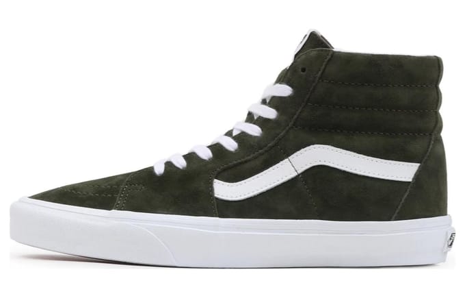 Vans Sk8 Hi Daim 'Pig Suede Green' 36 white