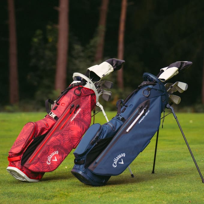 Callaway Fairway C HD Red Palms Waterproof Standbag 2025 - Rood
