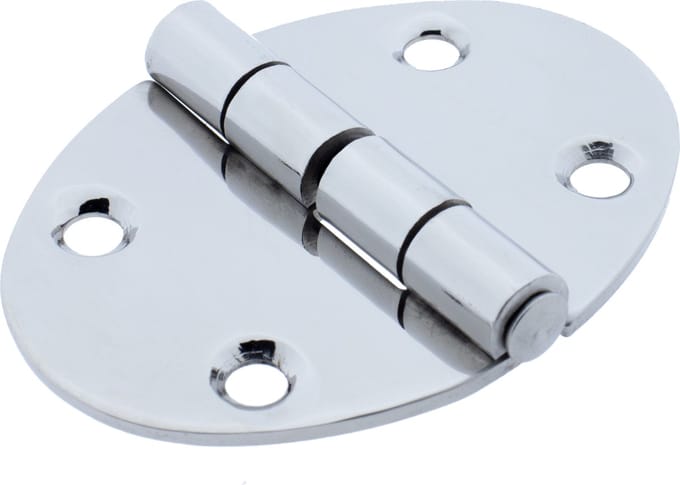 Luikscharnier 51x35x2,0mm L1 25,5mm Rvs 304