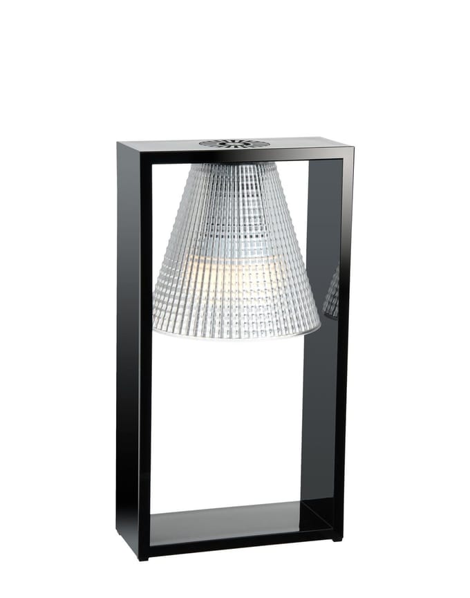 Kartell Light-Air Tafellamp Sculpted Black/ Cristal