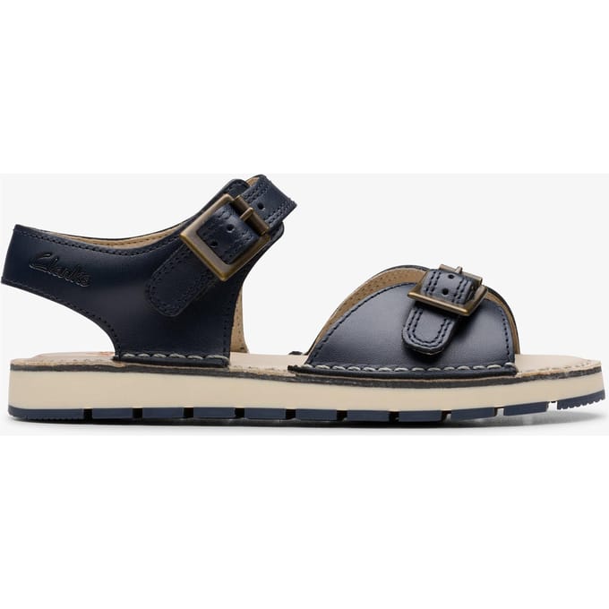 PlaysunReef K. Navy Leren Sandalen