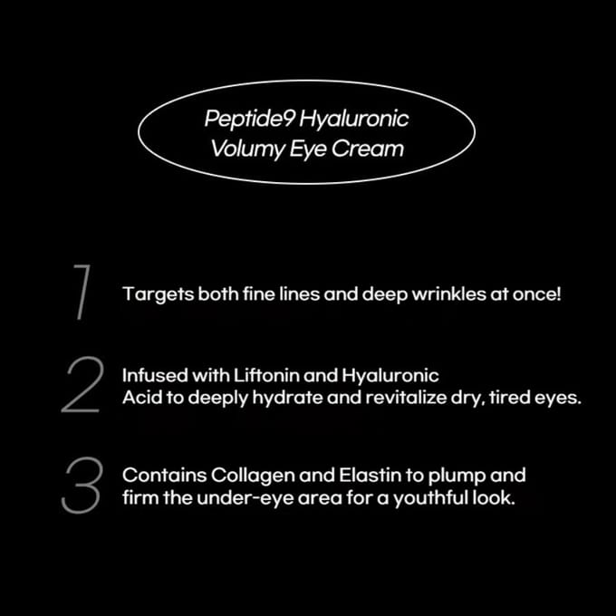 MEDIPEEL Peptide 9 Hyaluronzuur Volumineuze Oogcrème 40ml 40ml