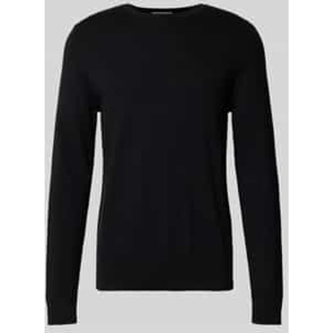 Regular fit gebreide pullover van puur katoen, model 'BERG'