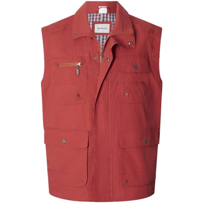 Babista herren Outdoorbodywarmer - 58 - rood - Plus Size