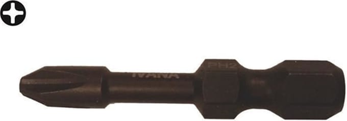 Ivana Impactbit - 1/4"x38mm - PH-3 - 3 Stuks