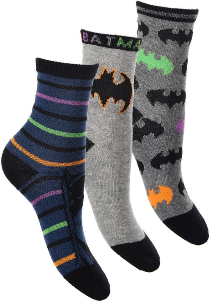 Batman - sokken Batman 3 paar- jongens- maat 31/34