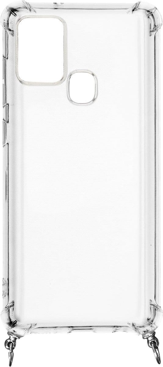 Jumada's - geschikt voor samsung A21- koord - transparant