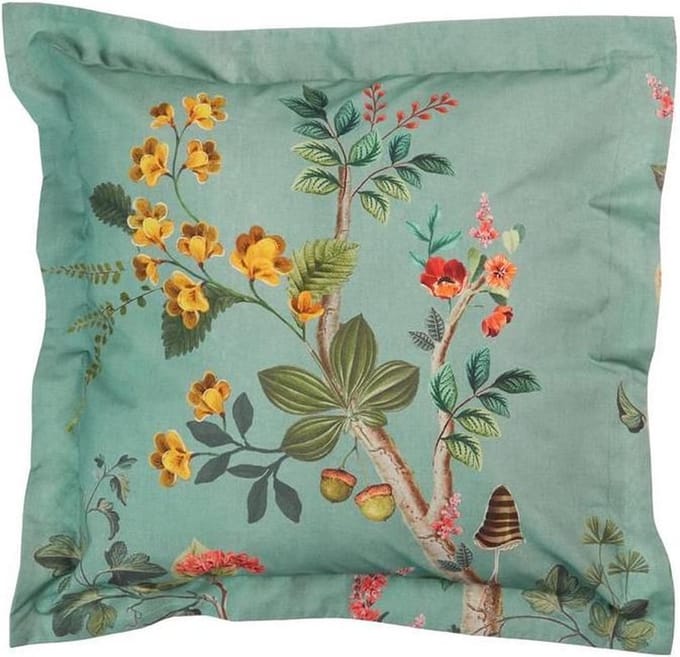 Pip Studio Wild And Tree Square Sierkussen Blue 45 x 45 cm