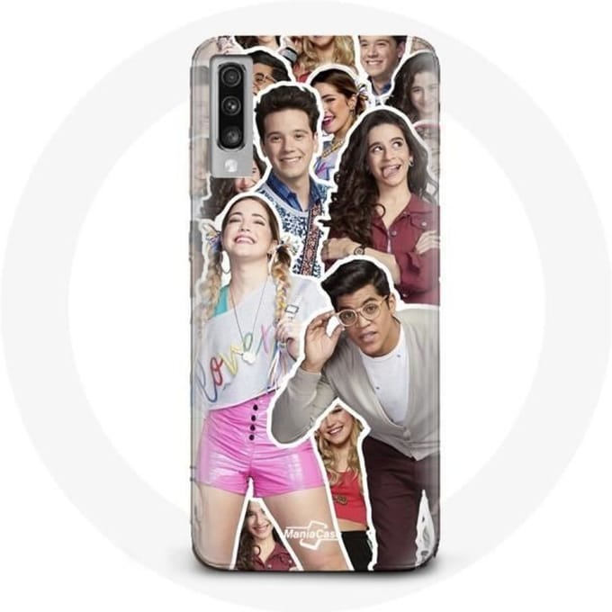 Coque pour Samsung Galaxy A70 Poursuis Tes Rêves Série Personnages