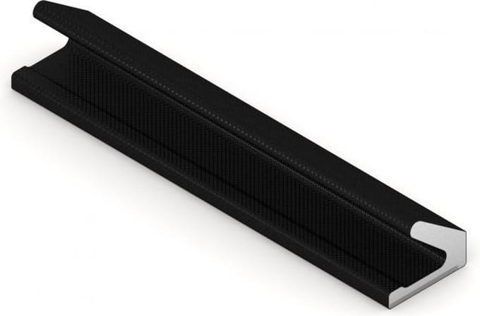 Q-lon 3117 tochtstrip zelfklevend zwart - 25 meter