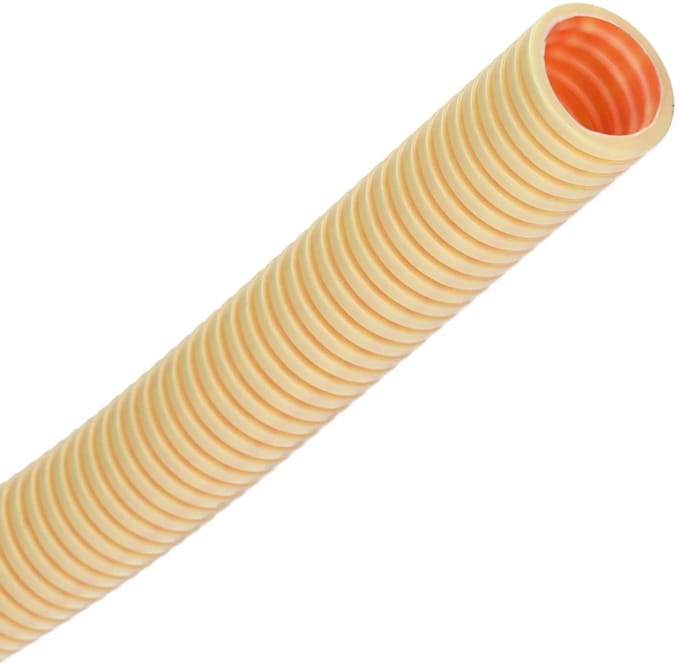 PIPELIFE flexibele buis met extra gladde binnenlaag 25mm - crème per rol 50 meter (1196074000)